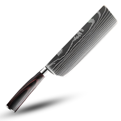 Asian Style Wood Handle Chef Knives