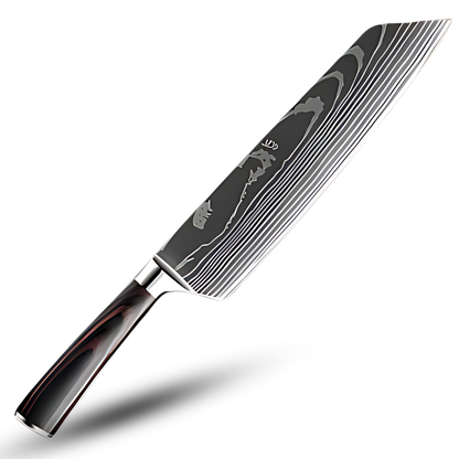 Asian Style Wood Handle Chef Knives - Cofik