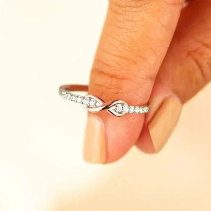 Timeless Infinity Diamond Engagement Ring