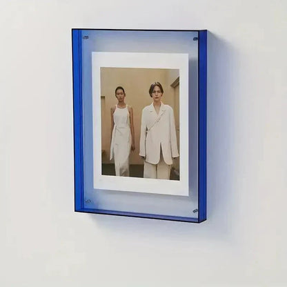 Glowing Acrylic Picture Frame Modern Desk Holder