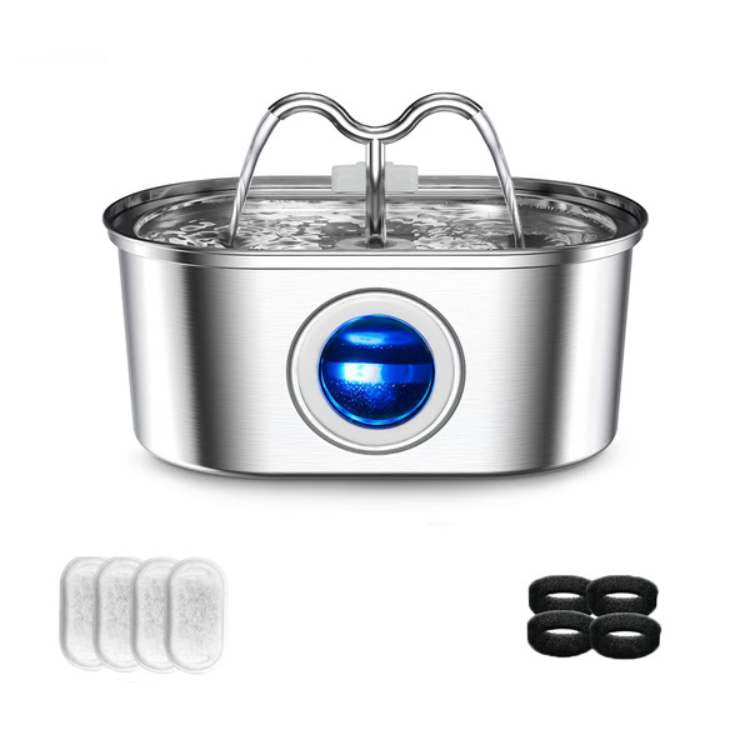Pet Water Fountain - Silent, Clean and BPA Free 2L
