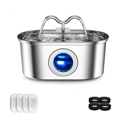 Pet Water Fountain - Silent, Clean and BPA Free 2L