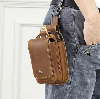 Full Grain Leather Pouch for Men - Image 2