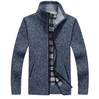 Full-Zip Lined Cardigan