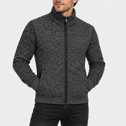 Full-Zip Lined Cardigan