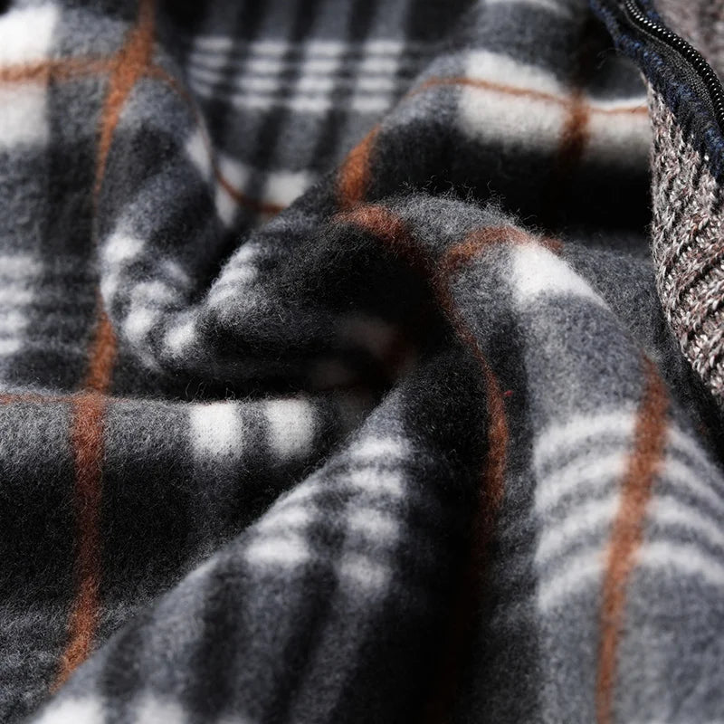 Full-Zip Lined Cardigan