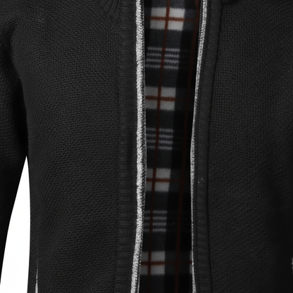 Full-Zip Lined Cardigan