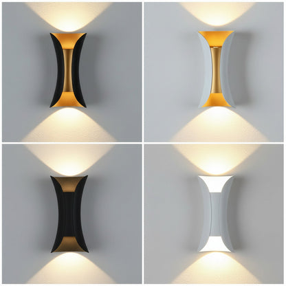 Slim LED Wall Light - Contemporary Remote Control Sconce