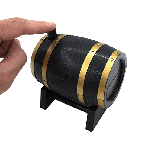 Rustic Oak Wooden Toothpick Holder - Cofik