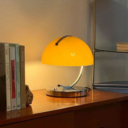 Elegant Glass Mushroom Table Light