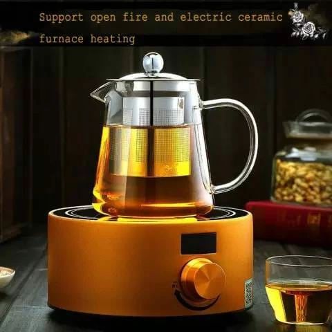 Premium Glass Teapot with Strainer - Cofik