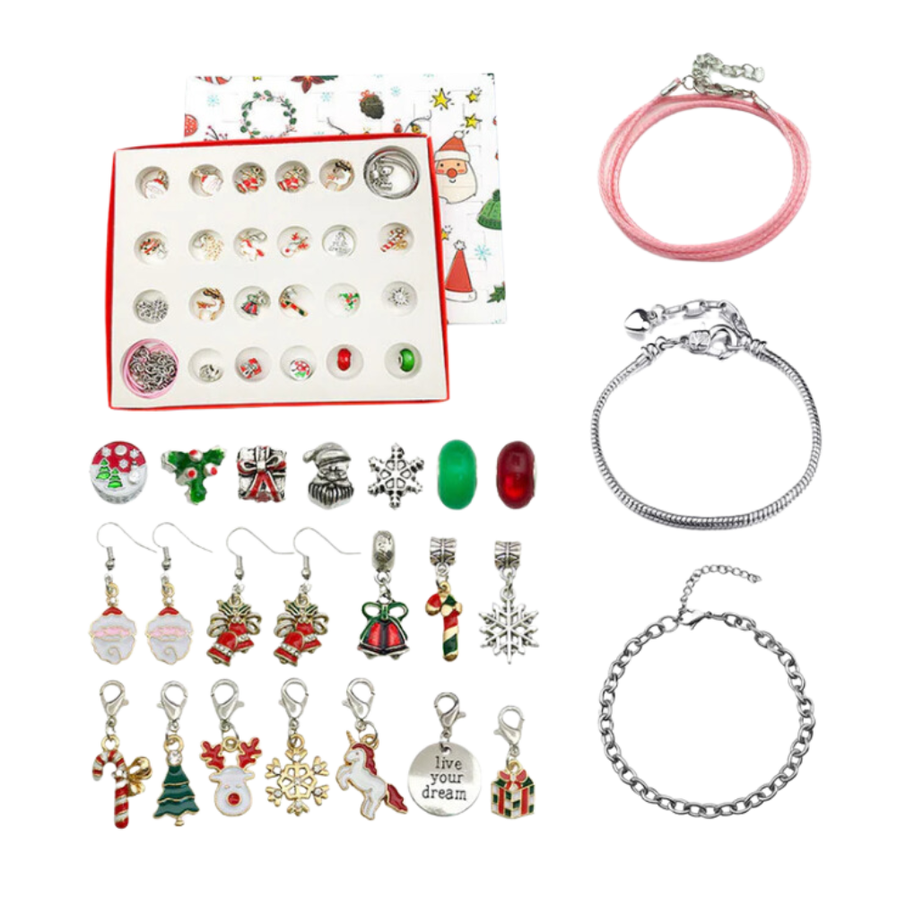 Girls' DIY Advent Calendar 2026 – Jewelry and Bracelet Set
