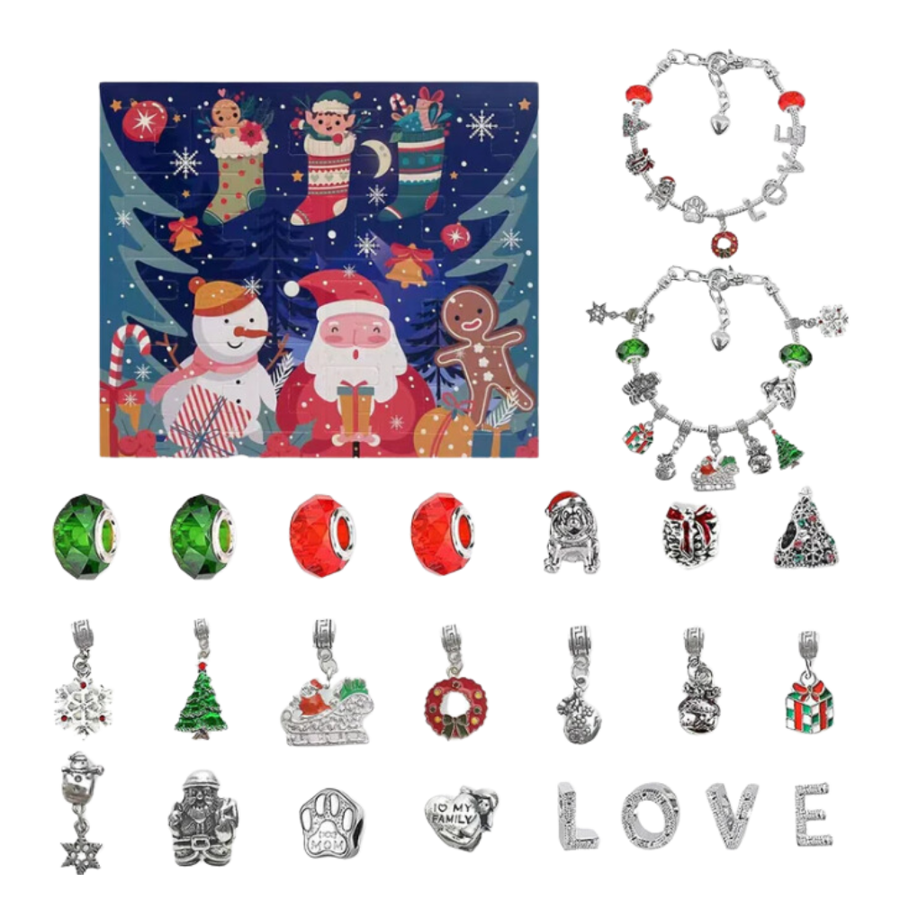 Girls' DIY Advent Calendar 2026 – Jewelry and Bracelet Set
