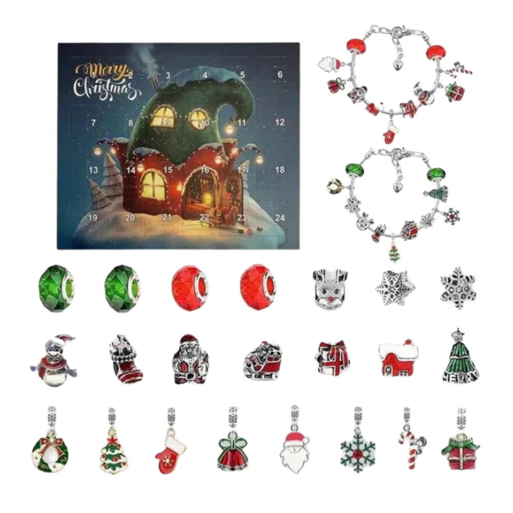 Girls' DIY Advent Calendar 2026 – Jewelry and Bracelet Set