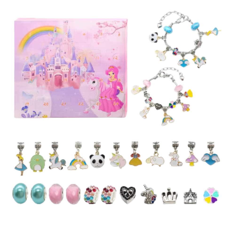 Girls' DIY Advent Calendar 2026 – Jewelry and Bracelet Set