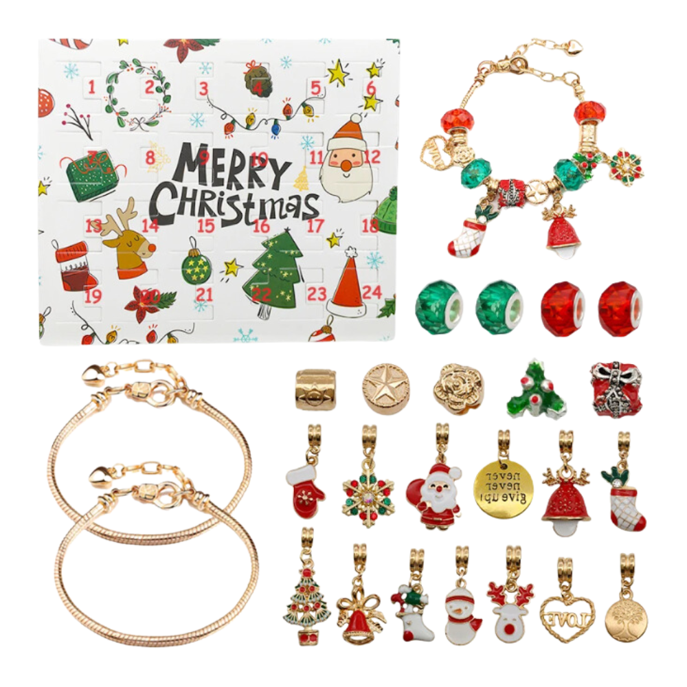 Girls' DIY Advent Calendar 2026 – Jewelry and Bracelet Set