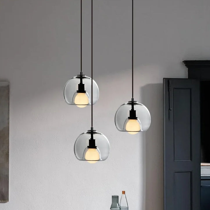 Colorful Glass Globe Pendant Light Shade