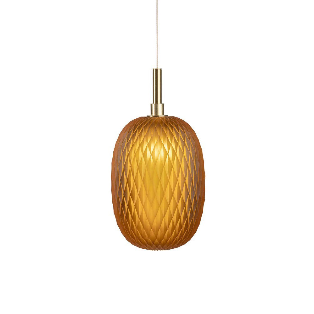 Colorful Glass Globe Hanging Lamp