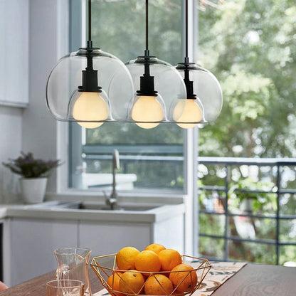 Colorful Glass Globe Pendant Light Shade