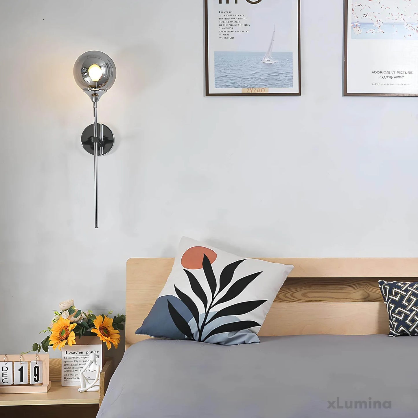 Sleek Modern Glass Wall Light