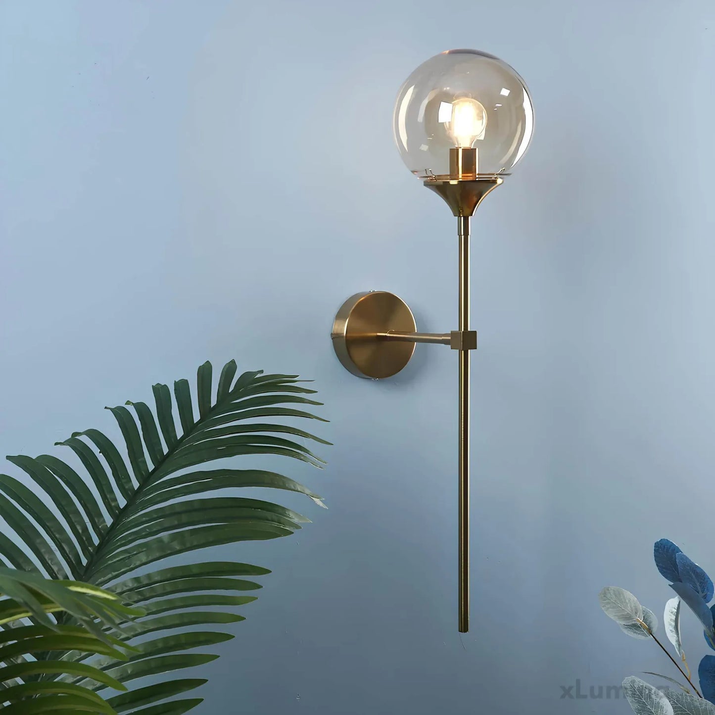 Sleek Modern Glass Wall Light