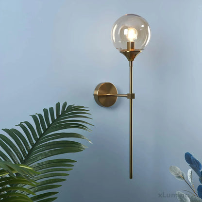 Sleek Modern Glass Wall Light