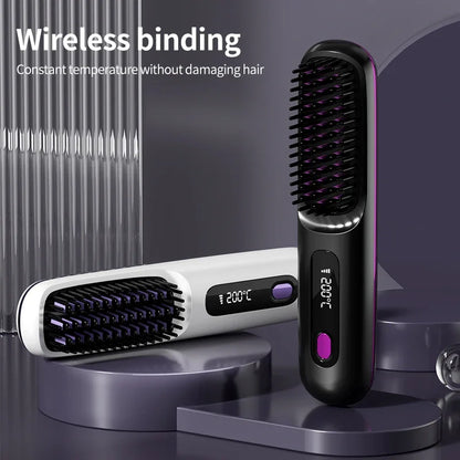 Glissara | Wireless Hair Stylers | USB Charging Function & LCD Screen | Ceramic & Ion Technology