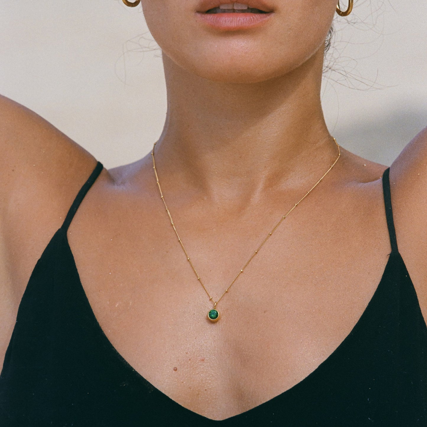 Gemstone Personalized Chain Necklace