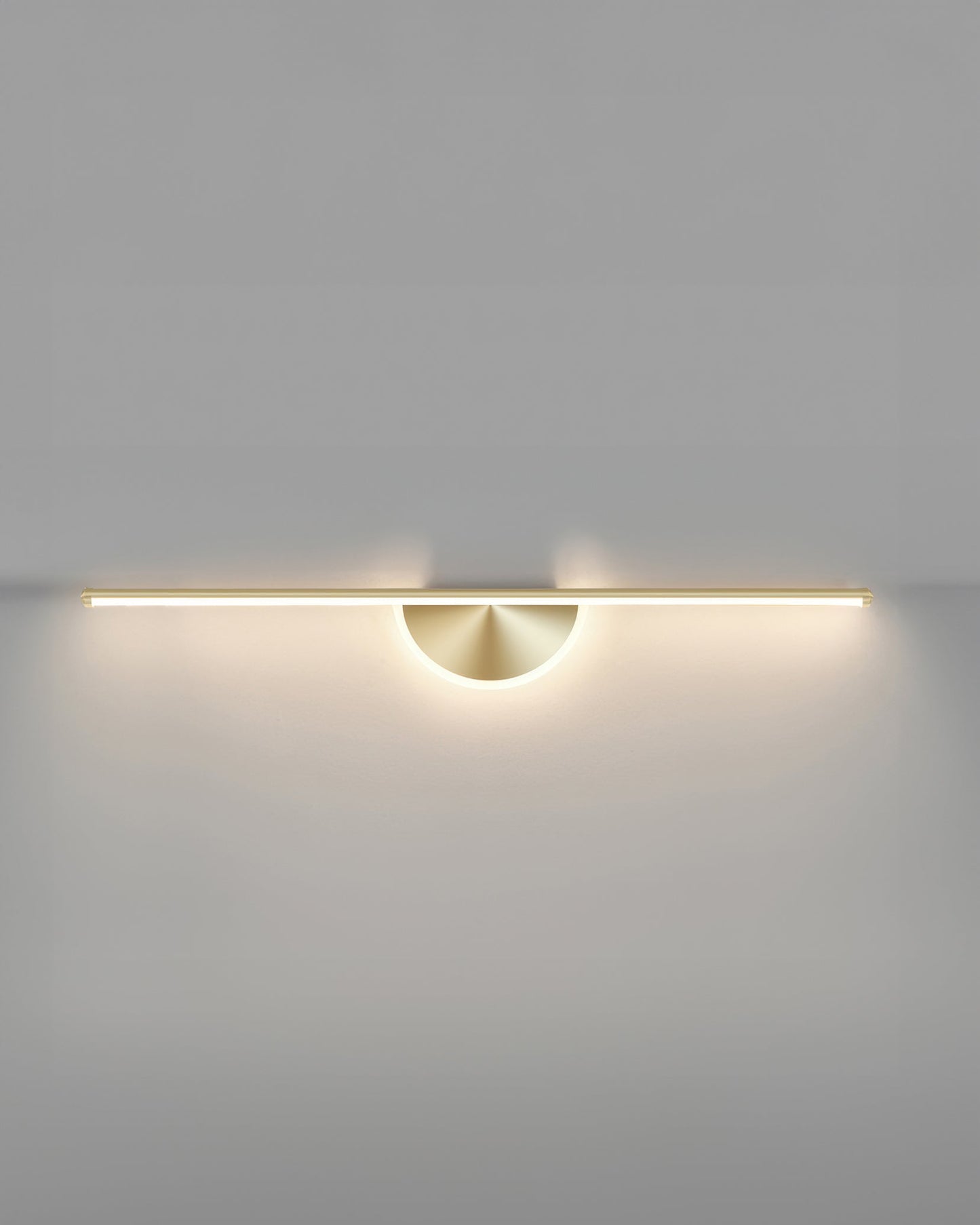 Contemporary Wooden Curved Wall Lamp