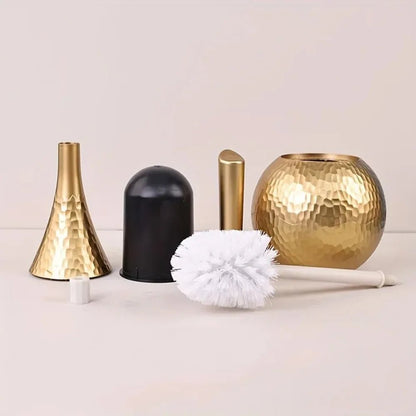 Luxury Toilet Brush with Chrome Finish for Modern Baths