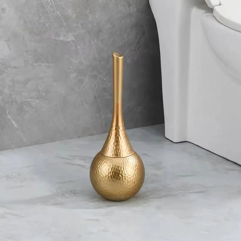 Luxury Toilet Brush with Chrome Finish for Modern Baths