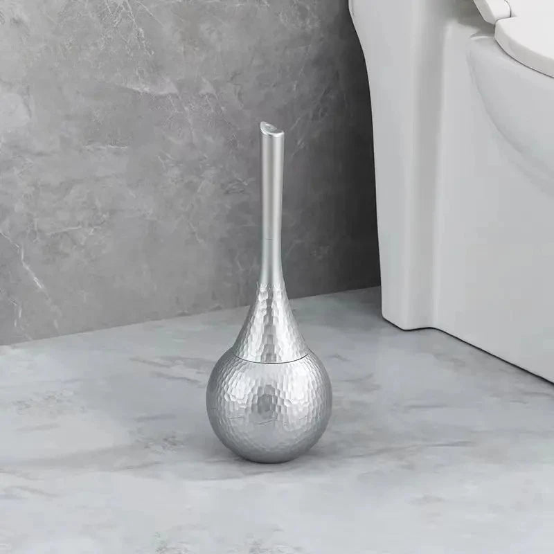 Luxury Toilet Brush with Chrome Finish for Modern Baths