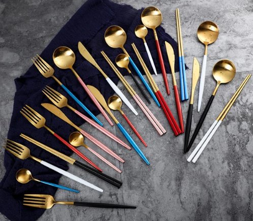 Premium 24-Piece Stainless Steel Cutlery Set