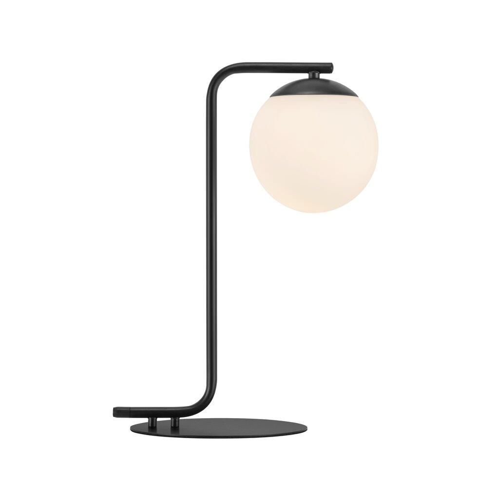 Elegant Dark Wooden Desk Lamp