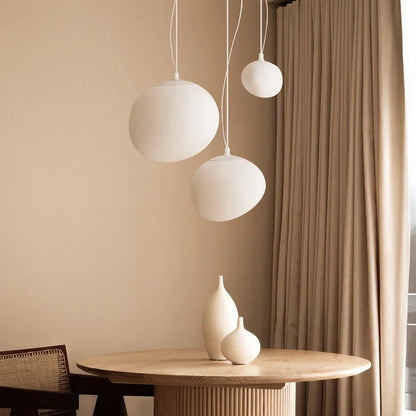 Beautiful Glass Drop Pendant Lighting Fixture
