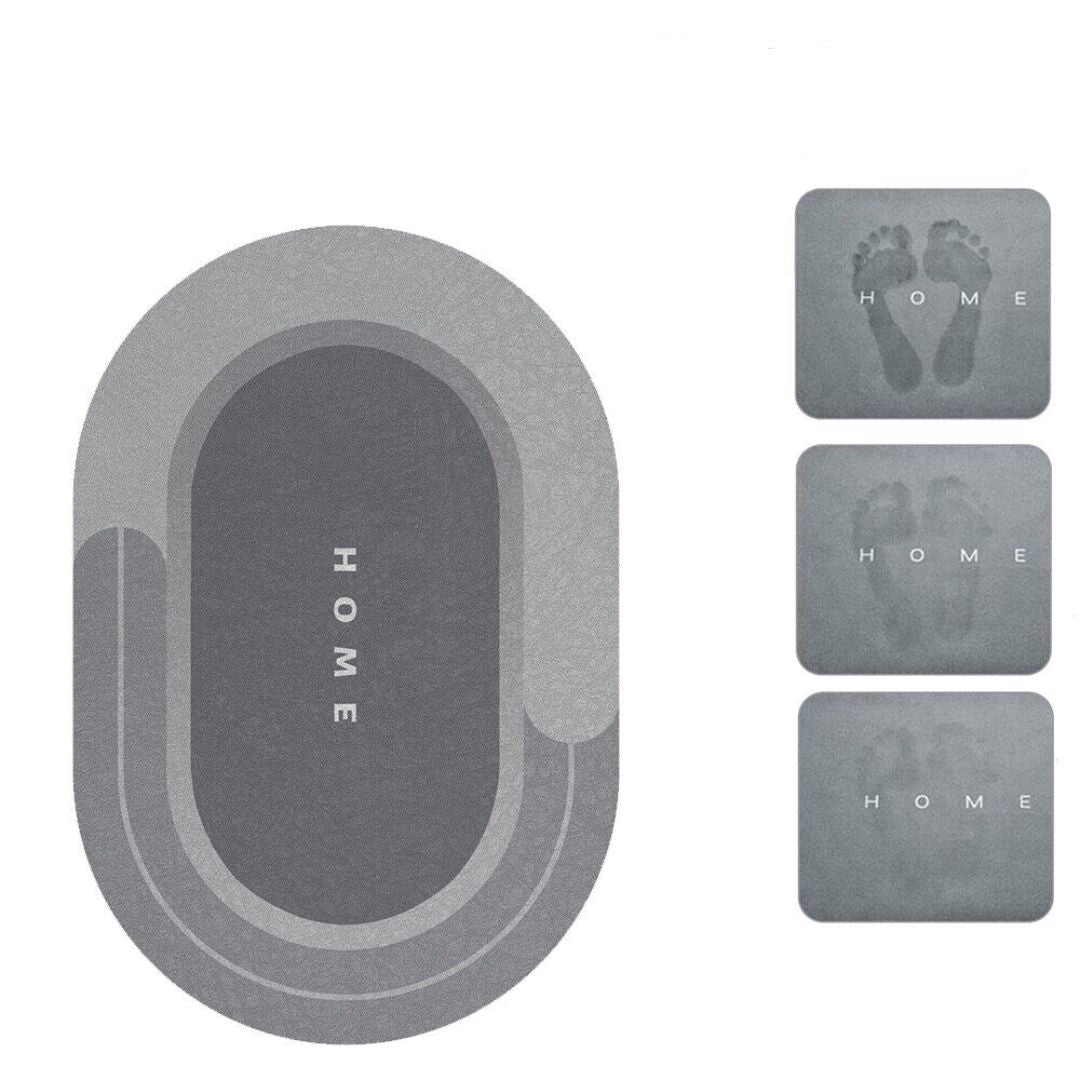 Soft Grip Anti-Slip Bath Mat for Quick Dry Bathroom Rug