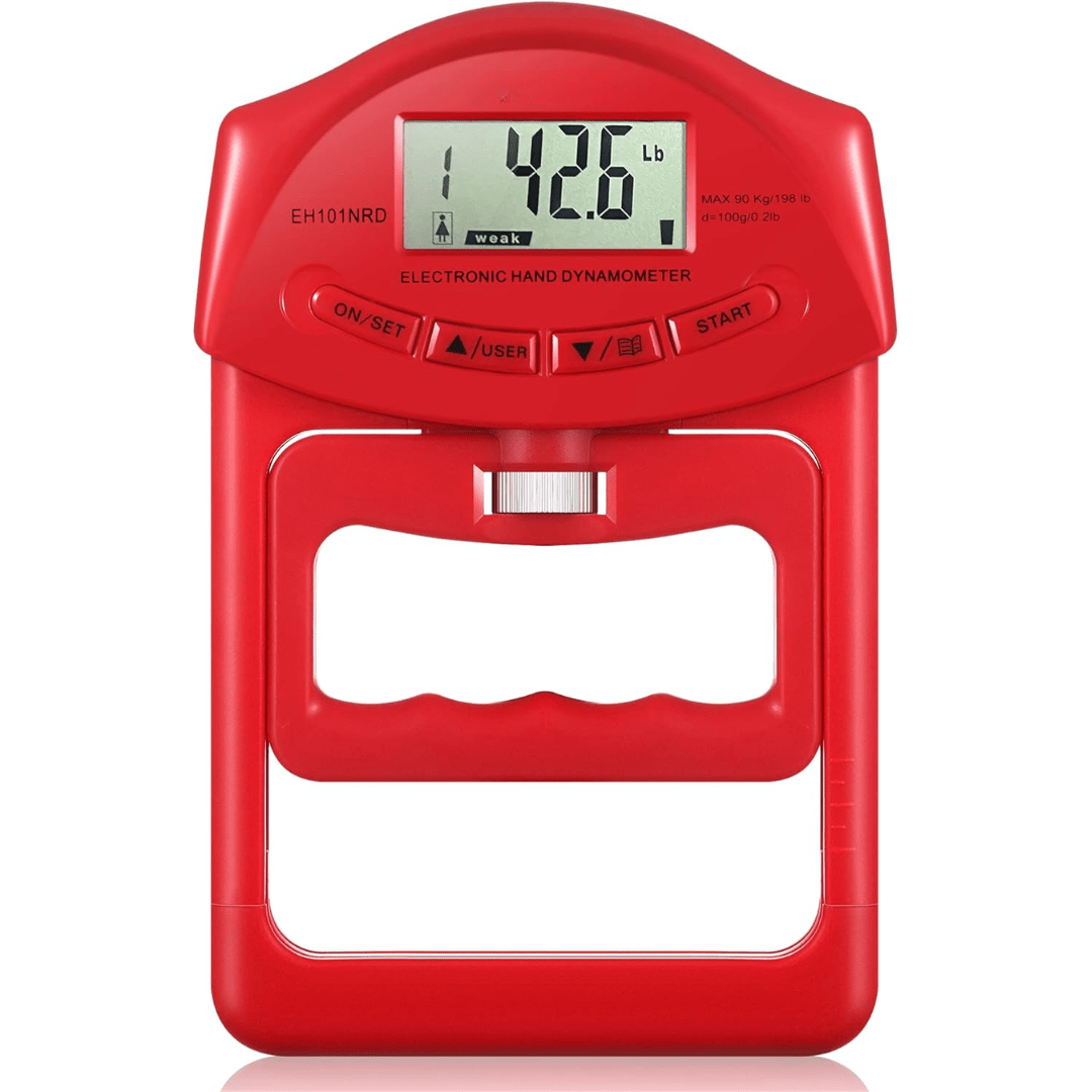 Accurate Grip Strength Tester 90kg Digital Hand Dynamometer