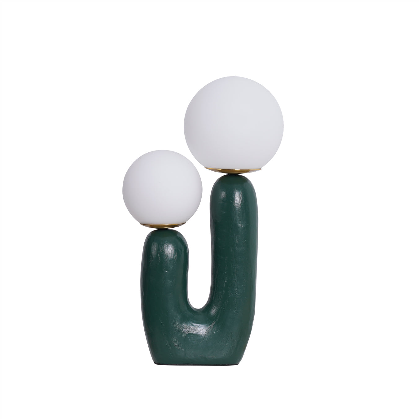Elegant Wooden Table Light with Earthy Tone