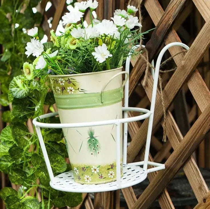Blooming Garden Hanging Planters Outdoor Decor