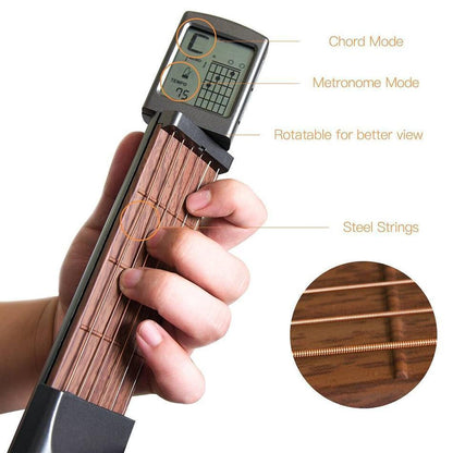 Portable Guitar Practice Aid Tool