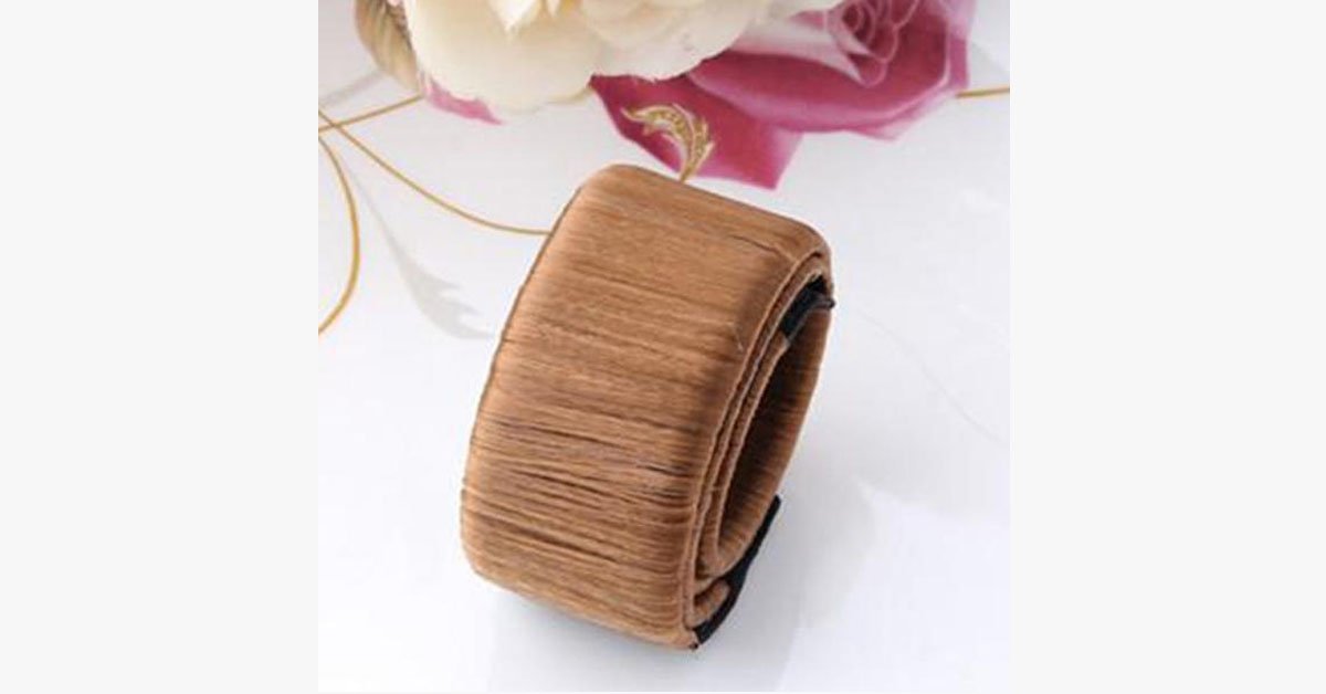 Easy Hair Bun Styling Wrap
