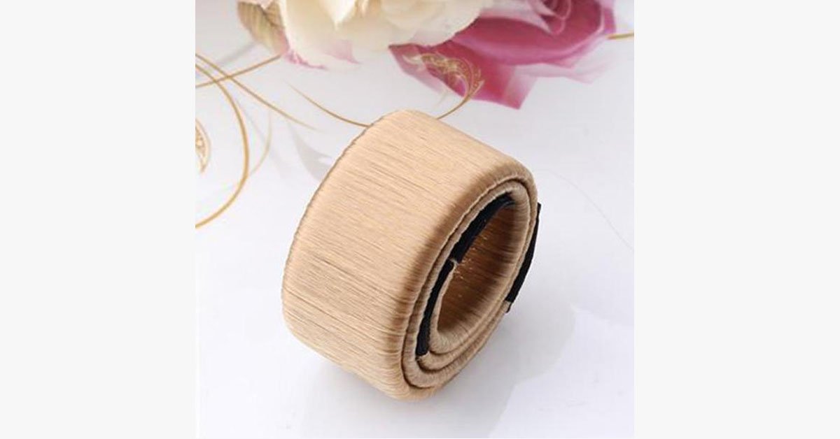 Easy Hair Bun Styling Wrap