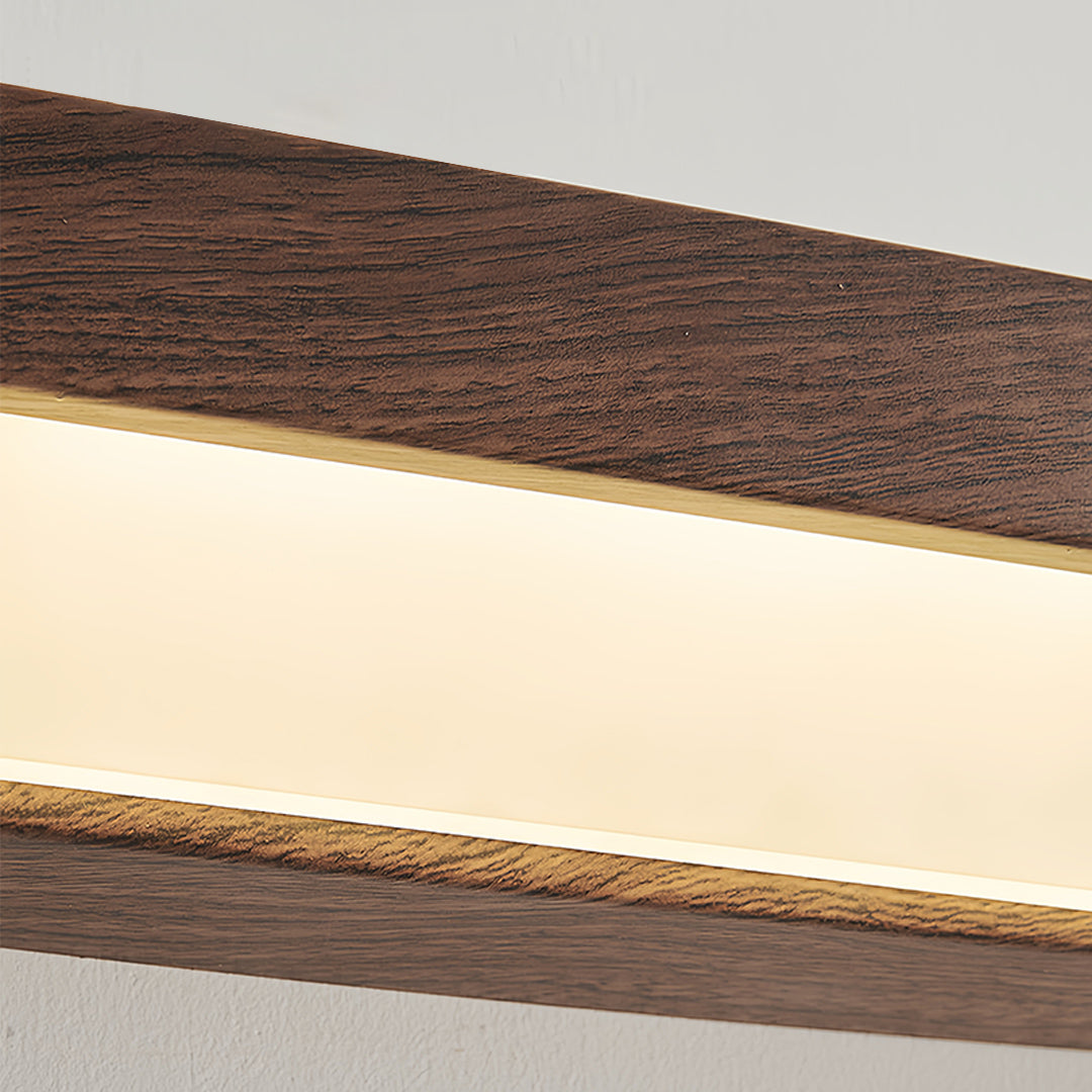Contemporary Wooden LED Wall Light
