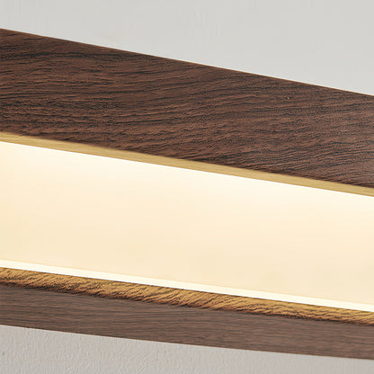 Contemporary Wooden LED Wall Light