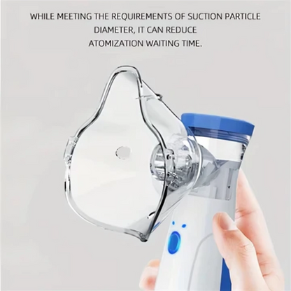 Compact Portable Quiet Mist Inhaler Device