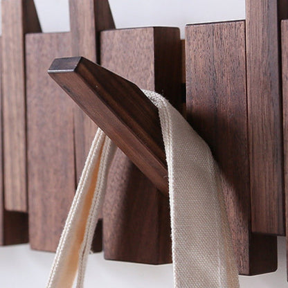 Traditional Wood Wall Hook Rack