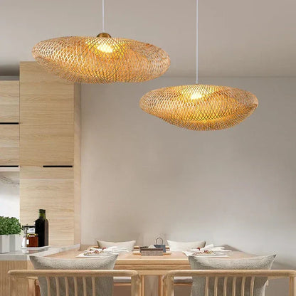 Handmade Rattan Pendant Lamp - RayaLicht