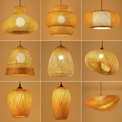 Handmade Rattan Pendant Lamp - RayaLicht