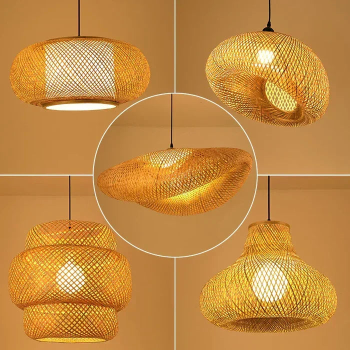 Handmade Rattan Pendant Lamp - RayaLicht
