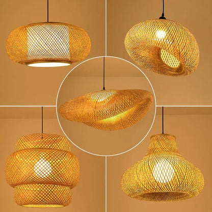 Handmade Rattan Pendant Lamp - RayaLicht
